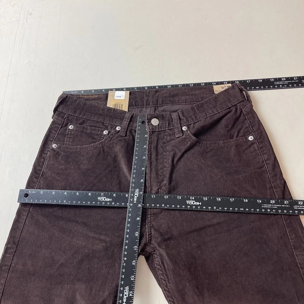 Levi's Pant's Men's 32x30 Brown 505 Corduroy Pinwale Regular Fit Straight Preppy